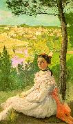 Frederic Bazille View of the Village oil painting picture wholesale